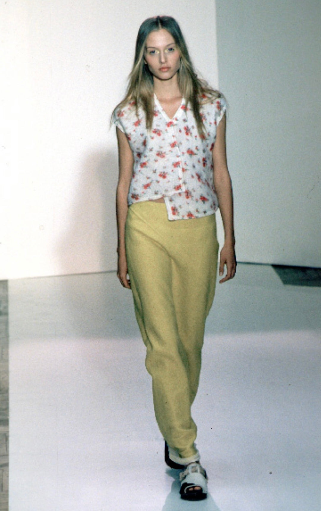 Marni SS1999 silk skirt