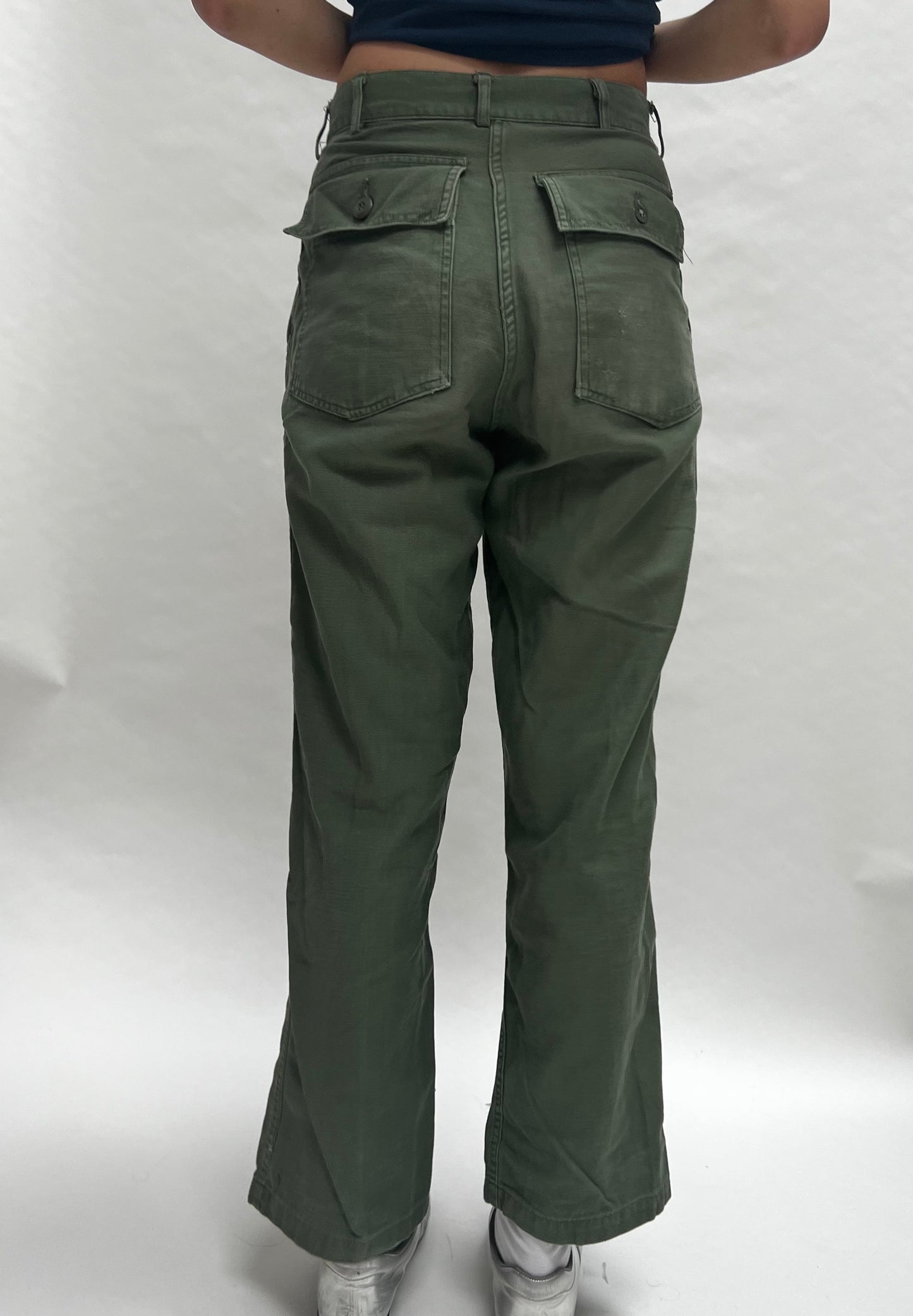 Green 1970s pant