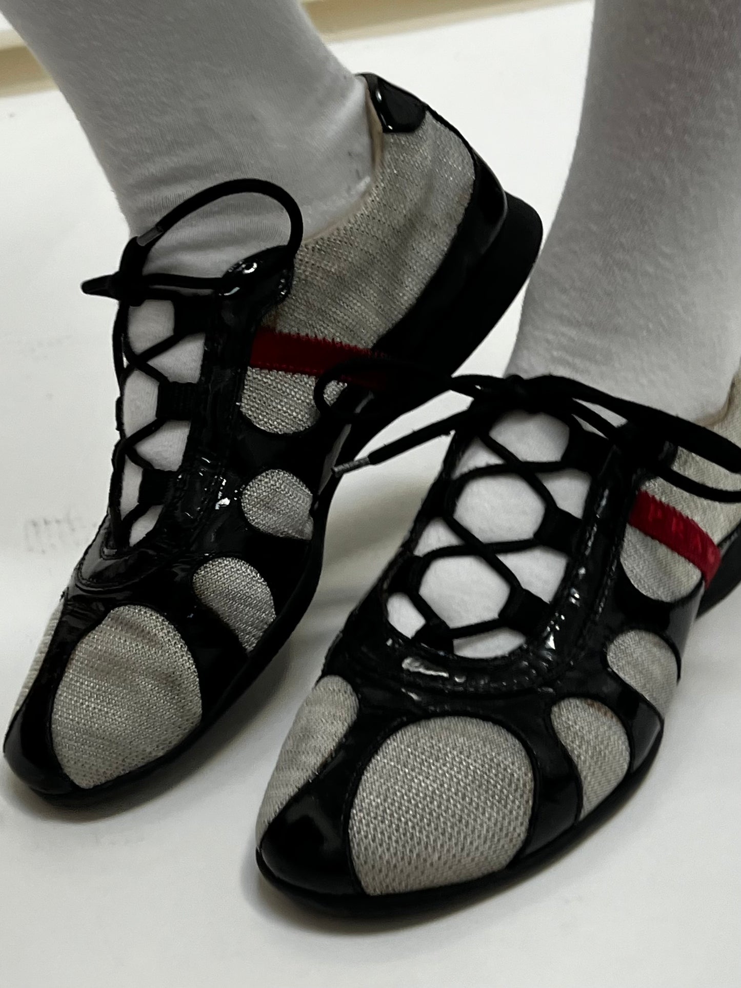 Prada lace up shoe