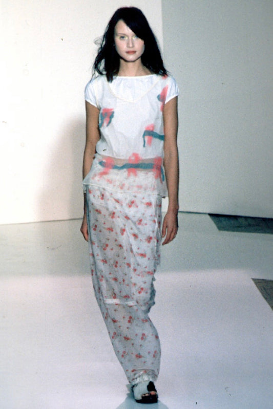 Marni SS1999 silk skirt
