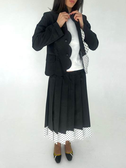 Comme des Garçons 2008 polka dot skirt set