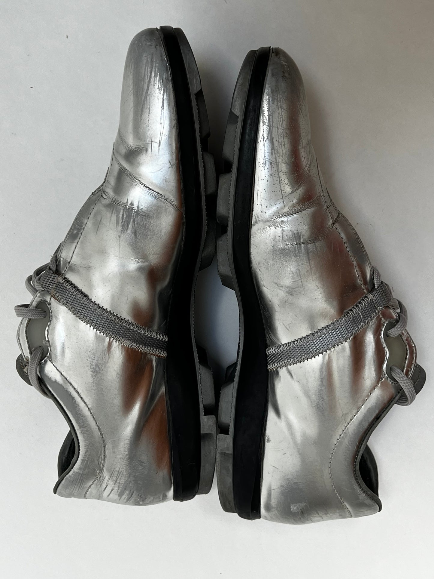 Prada silver trainer