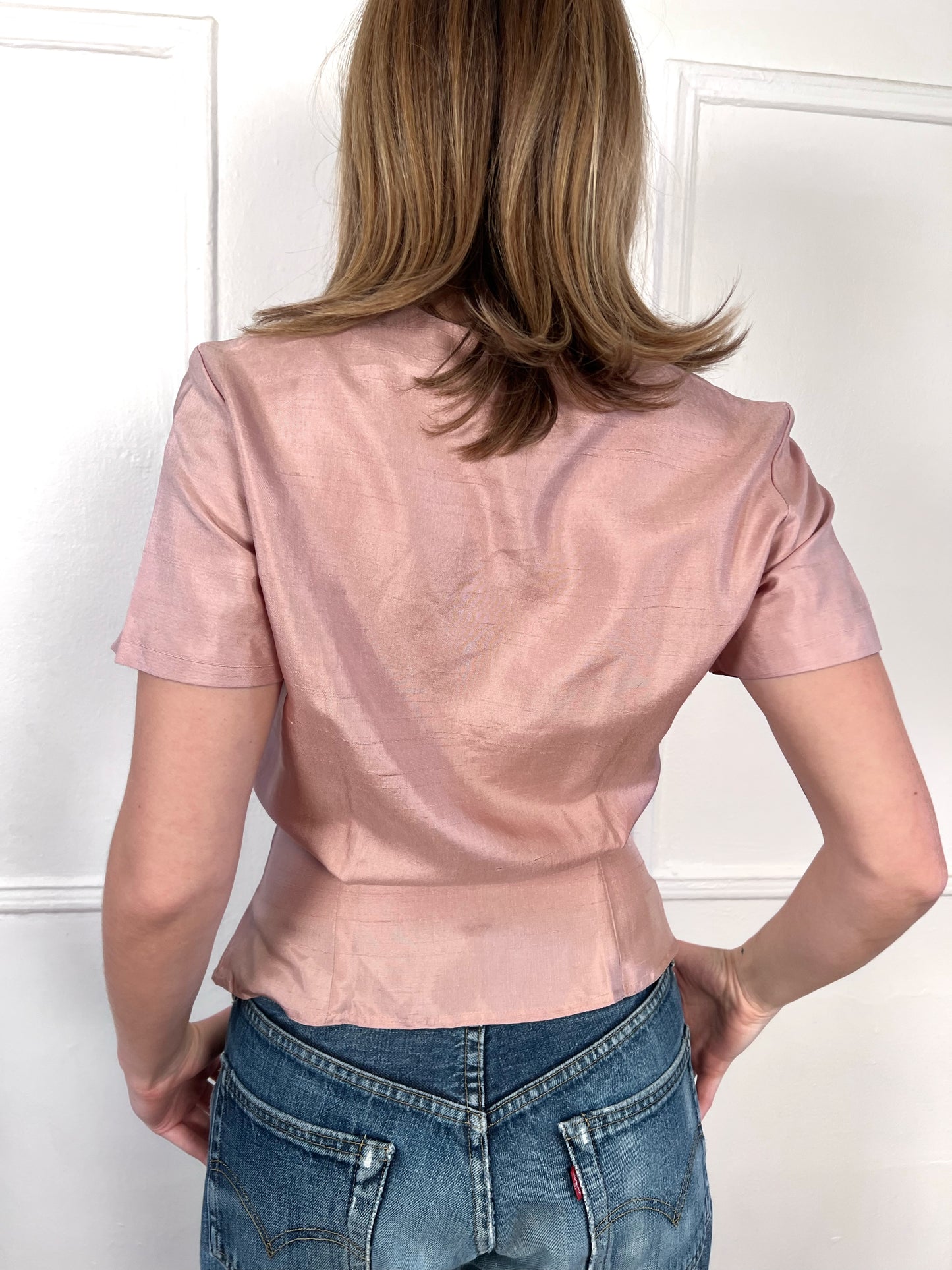 1950s silk top