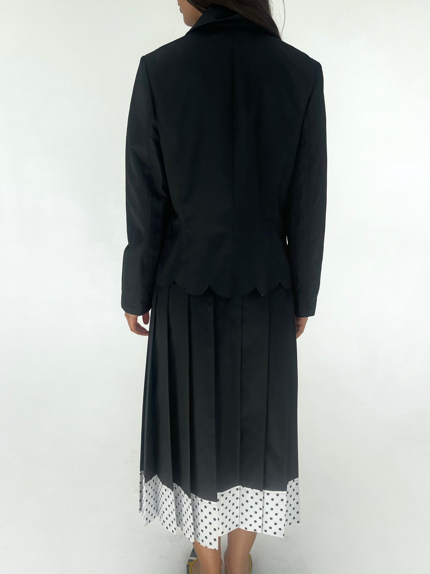 Comme des Garçons 2008 polka dot skirt set