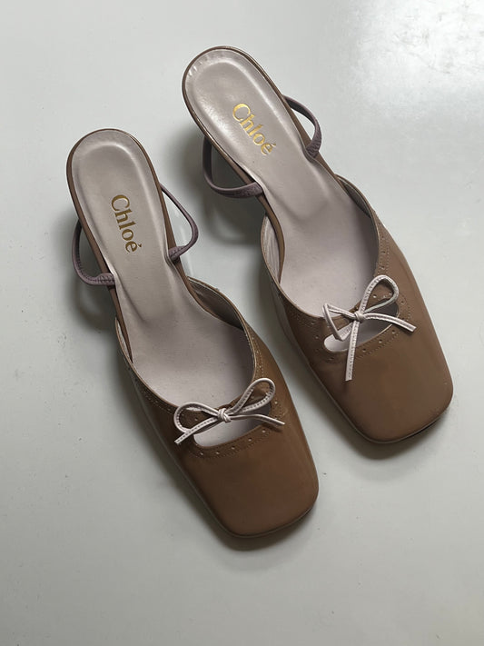 Chloé slingback heels