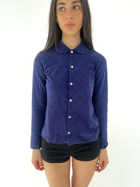 Comme des Garçons polka dot top