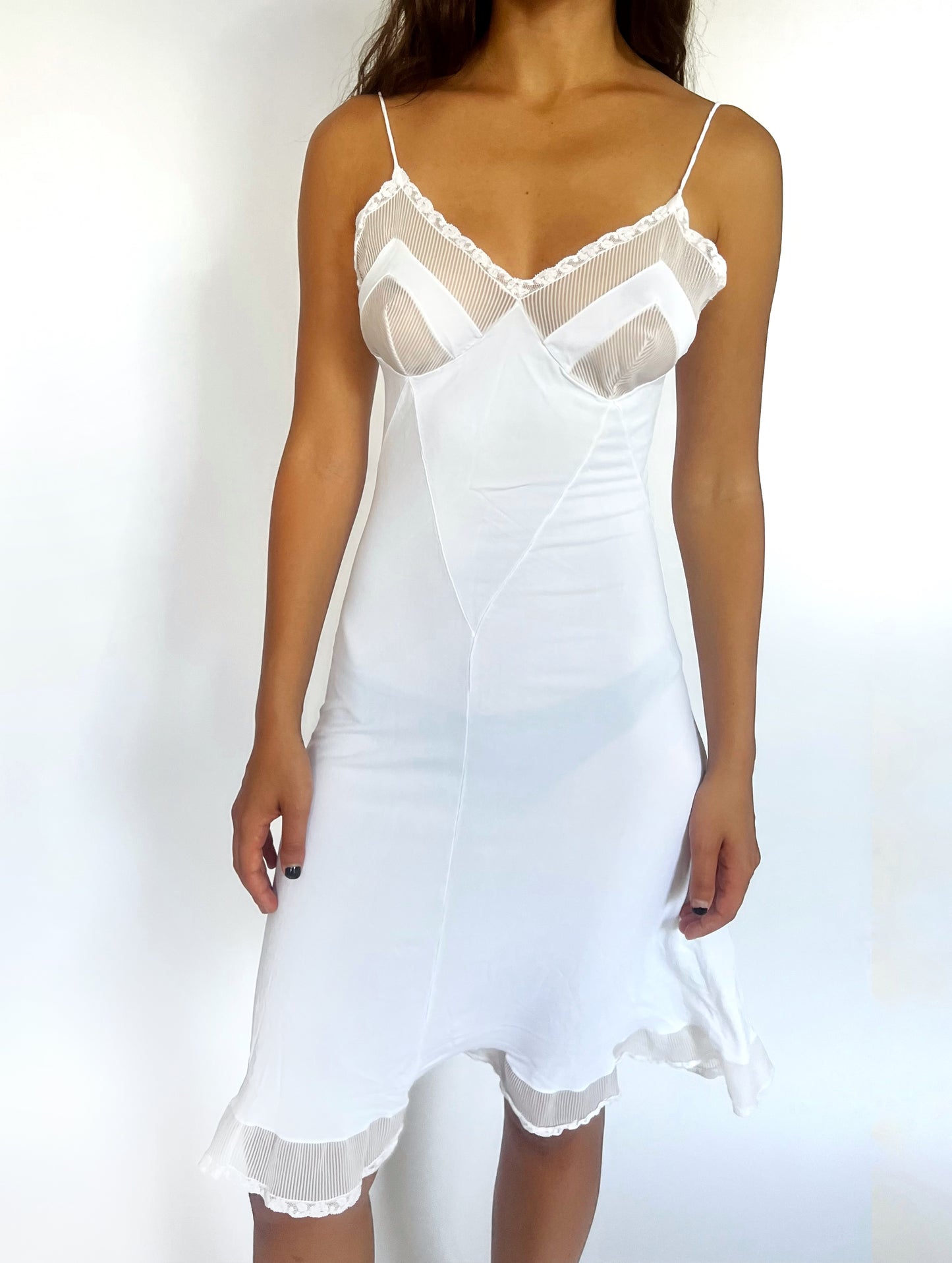 Vintage french slip dress