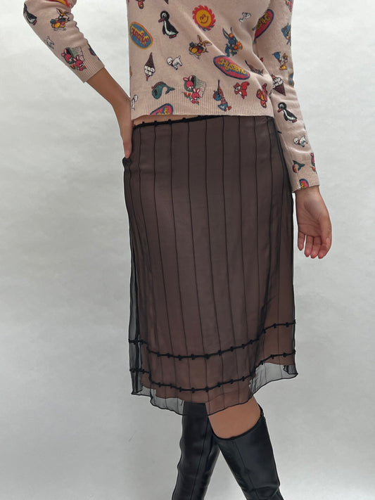 Anna Molinari silk skirt