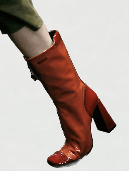 Prada 1999 patent mary jane heel