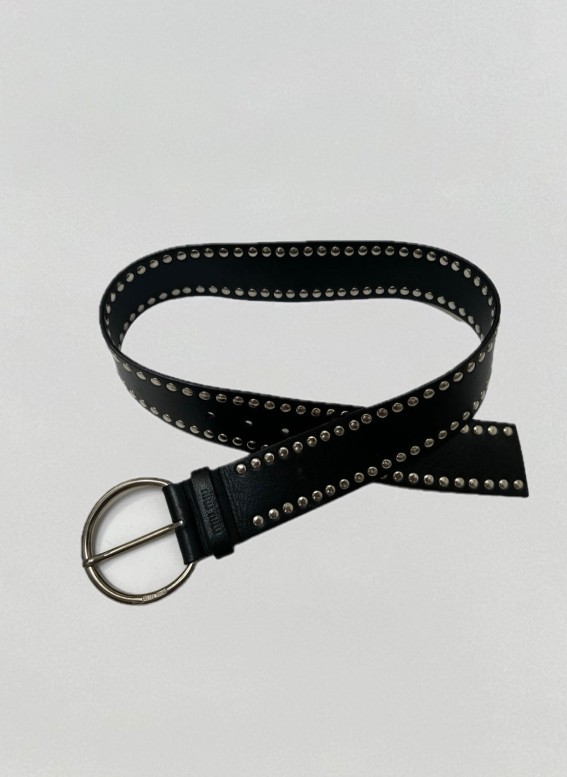 小物 2000s Miumiu studs belt Miu Miu studded belt – littlesister