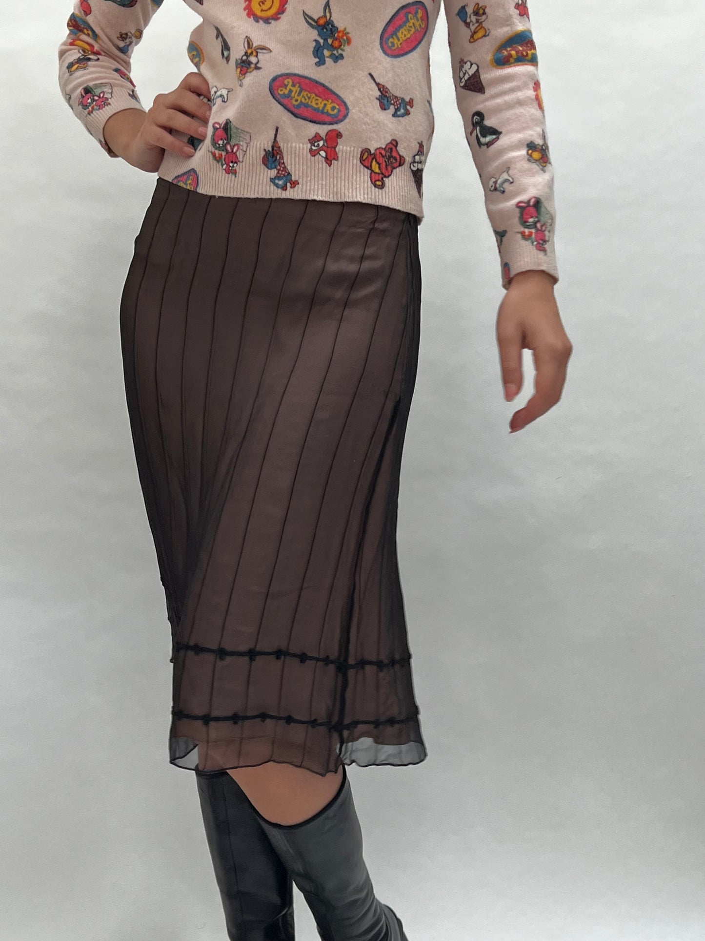 Anna Molinari silk skirt