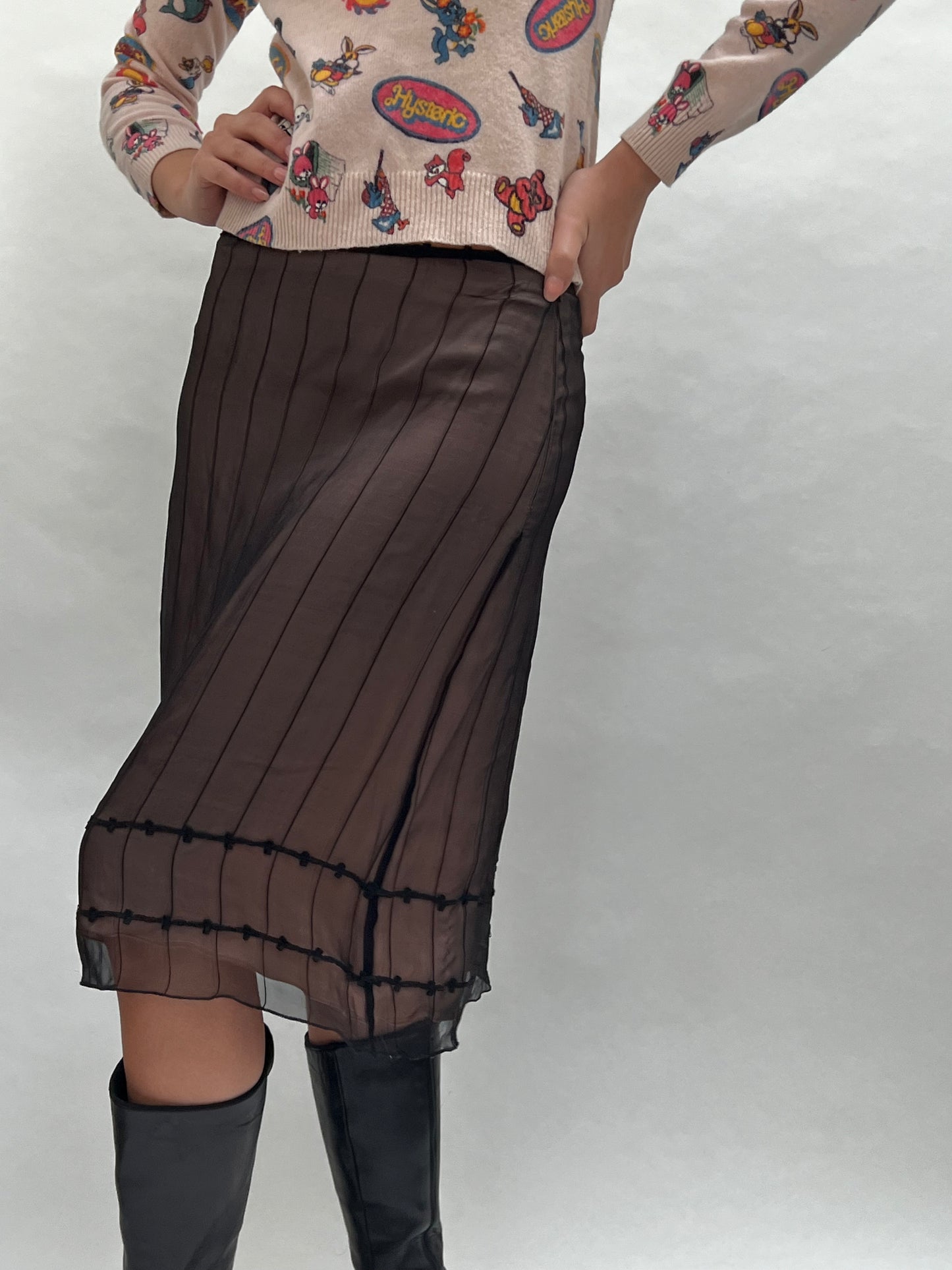 Anna Molinari silk skirt