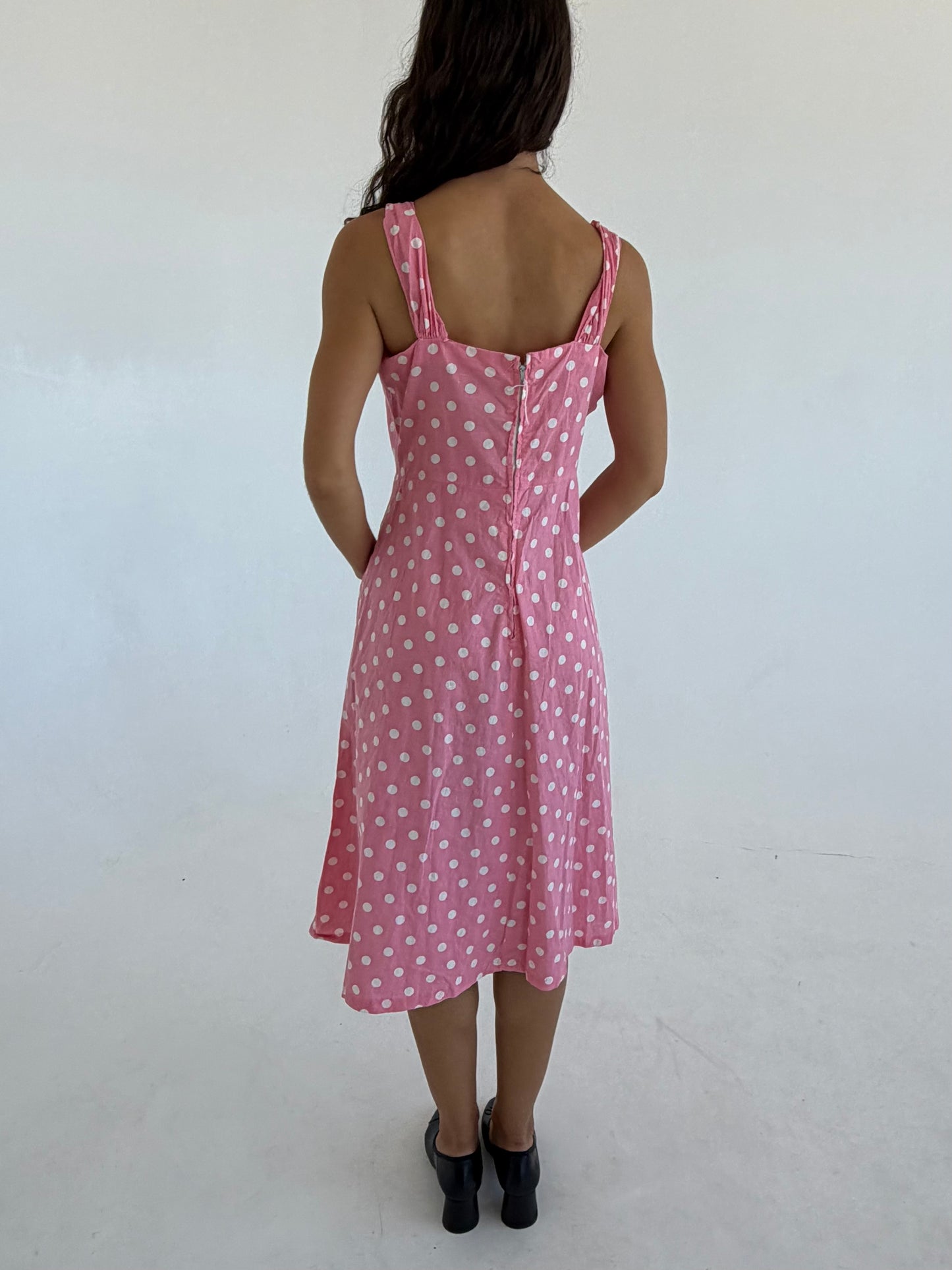 1960s polka dot dress