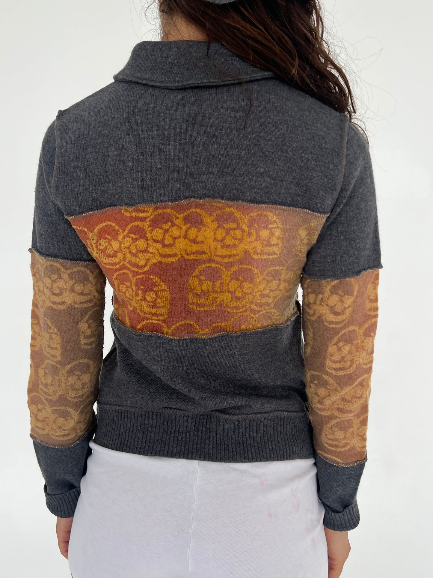 Hysteric Glamour skull zip up