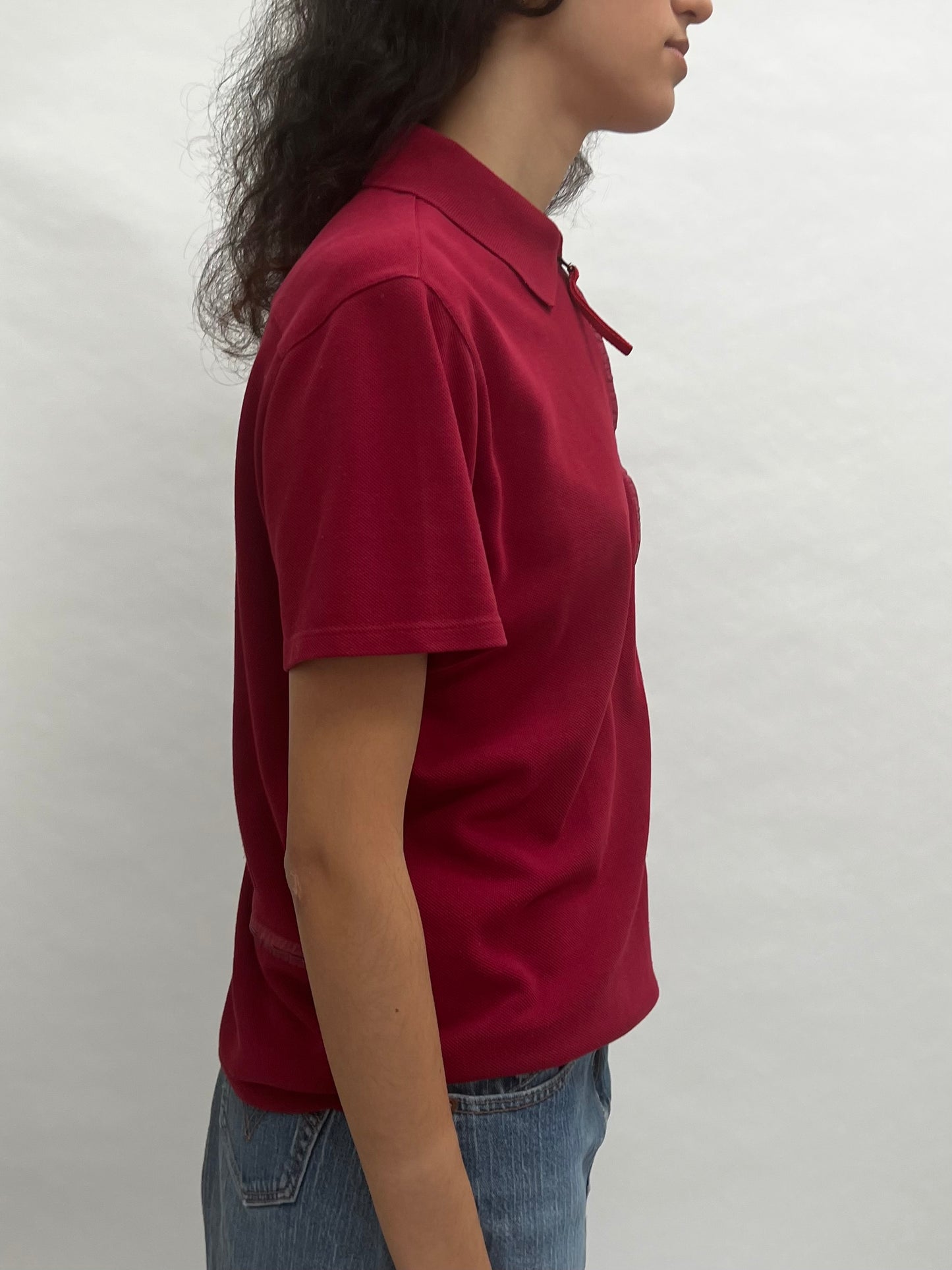 Prada collar zip top