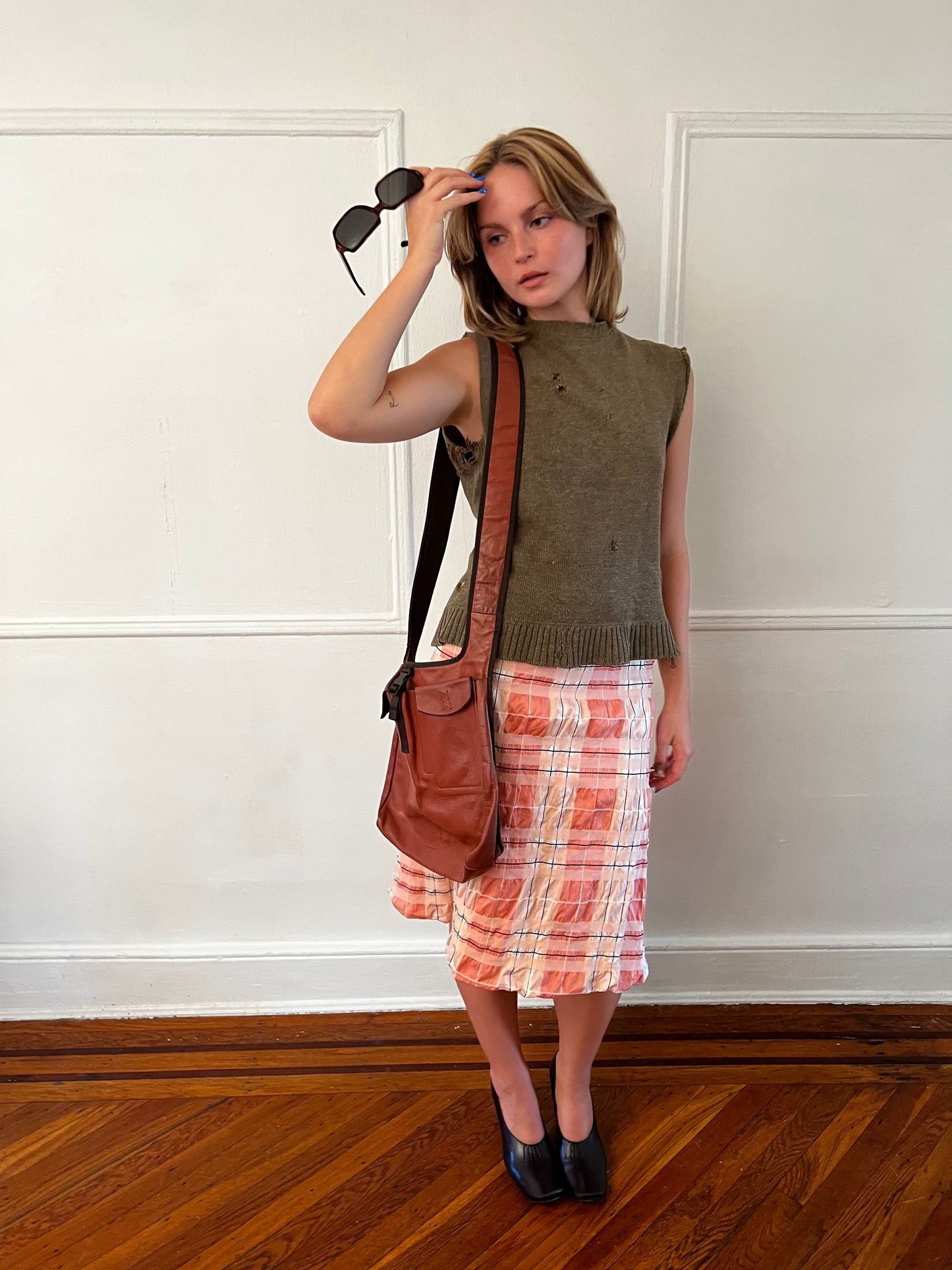 Miu Miu Fall / Winter 1999 patent sling bag