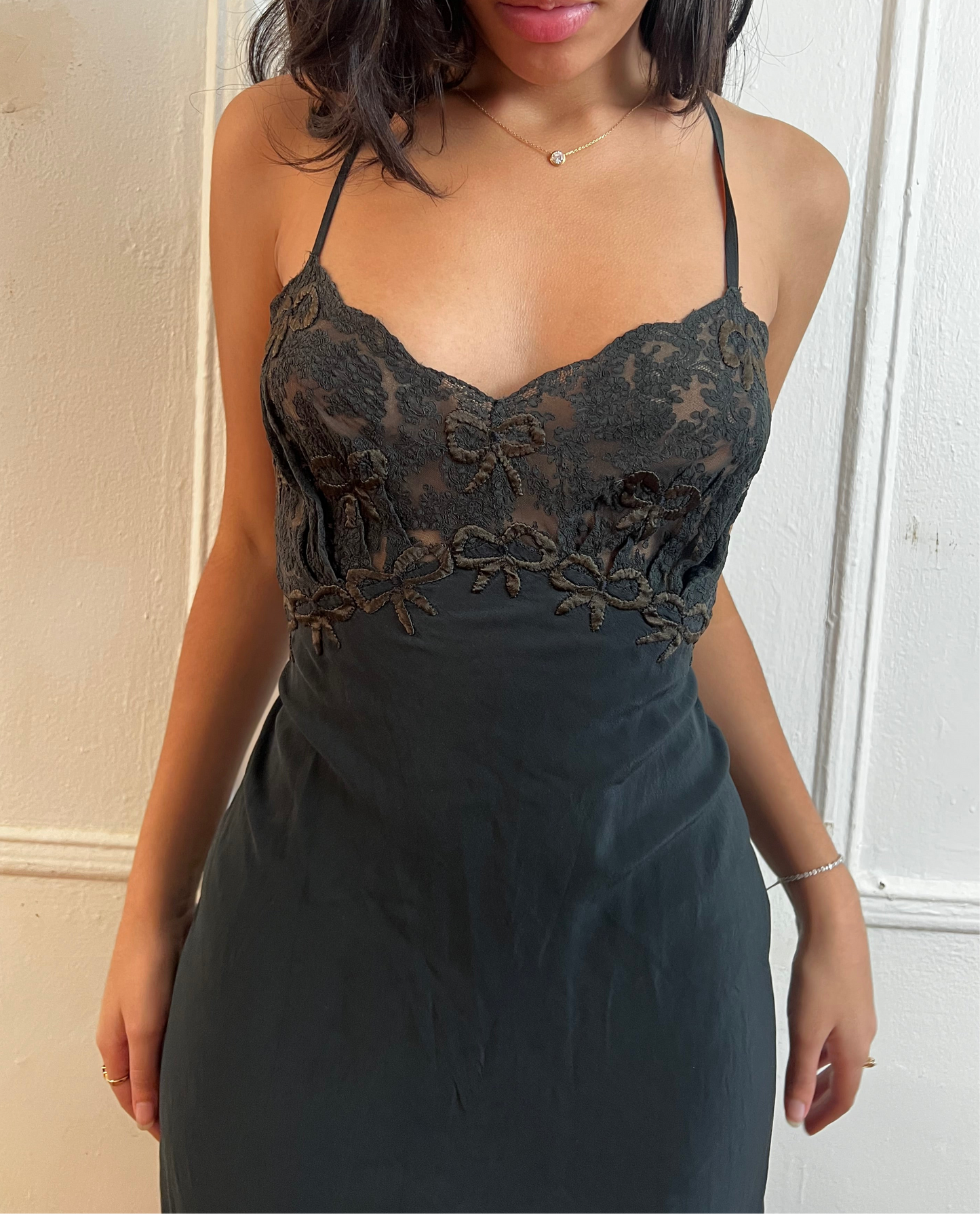 Antique silk dress ˚。⋆౨ৎ˚
