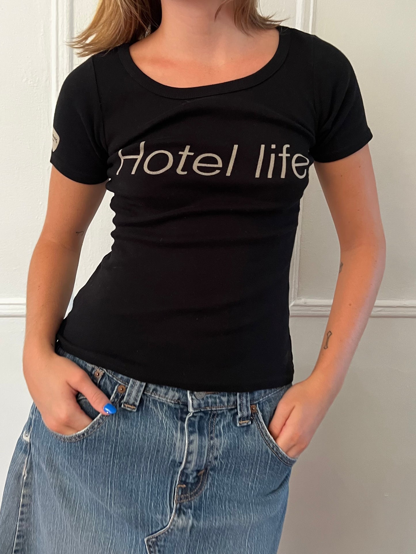Hysteric Glamour 'Hotel life' top