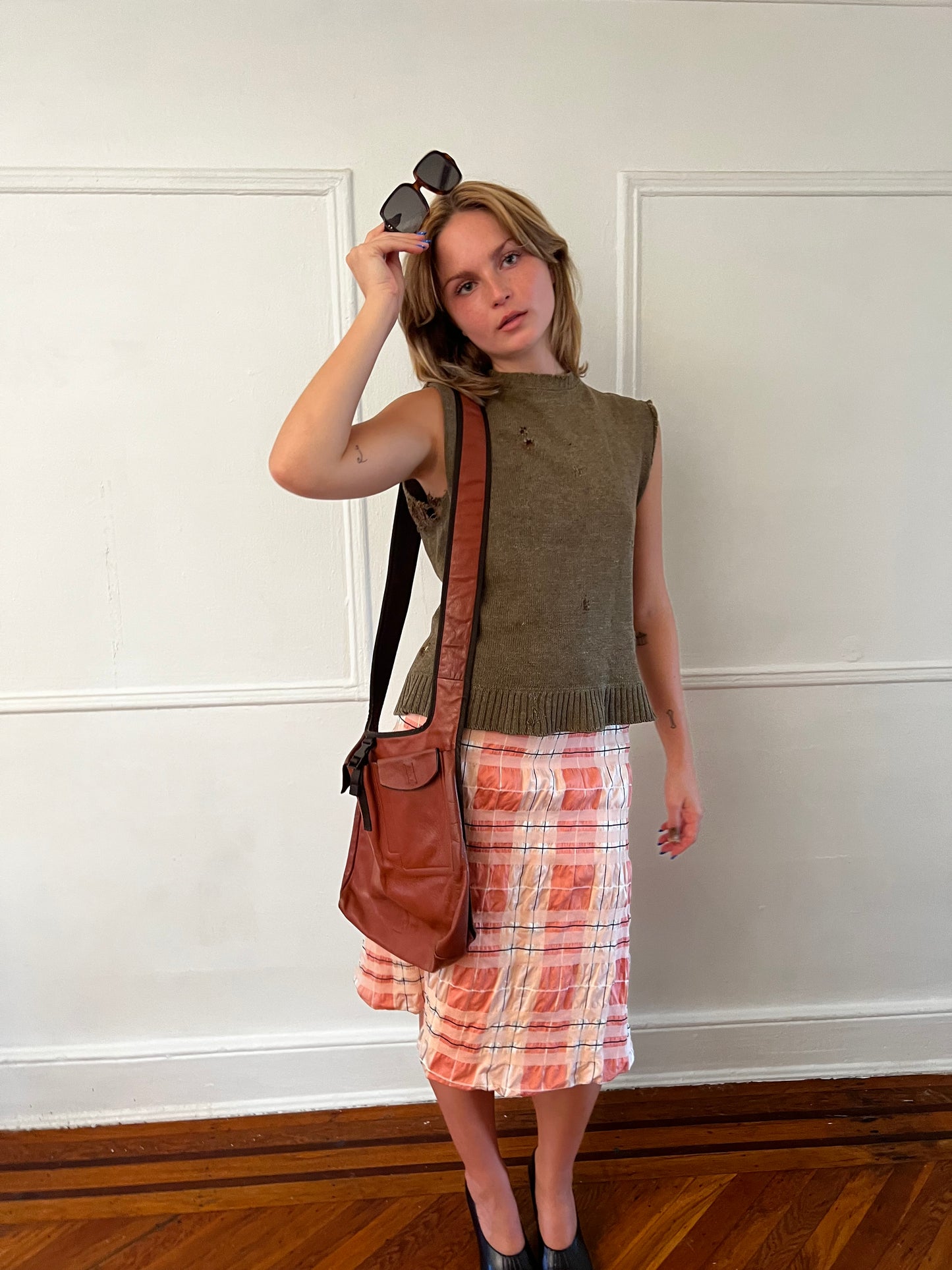 Miu Miu Fall / Winter 1999 patent sling bag