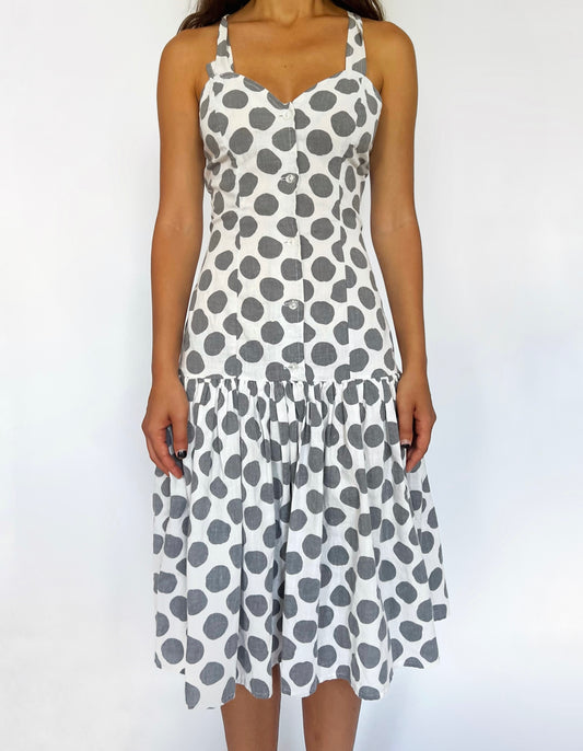 Vintage polka dot dress