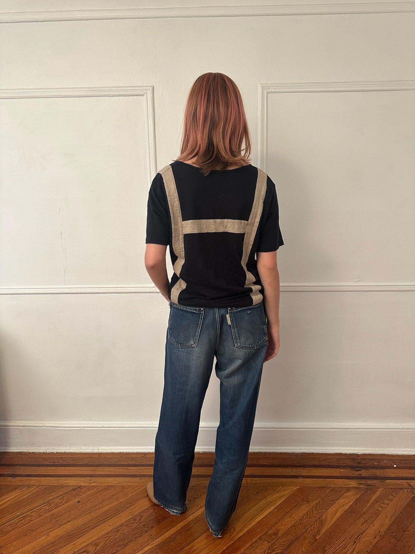 Vintage 'suspenders' tee