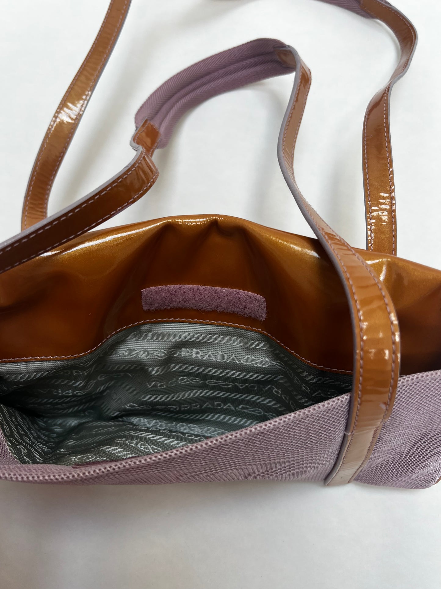 Prada patent bag