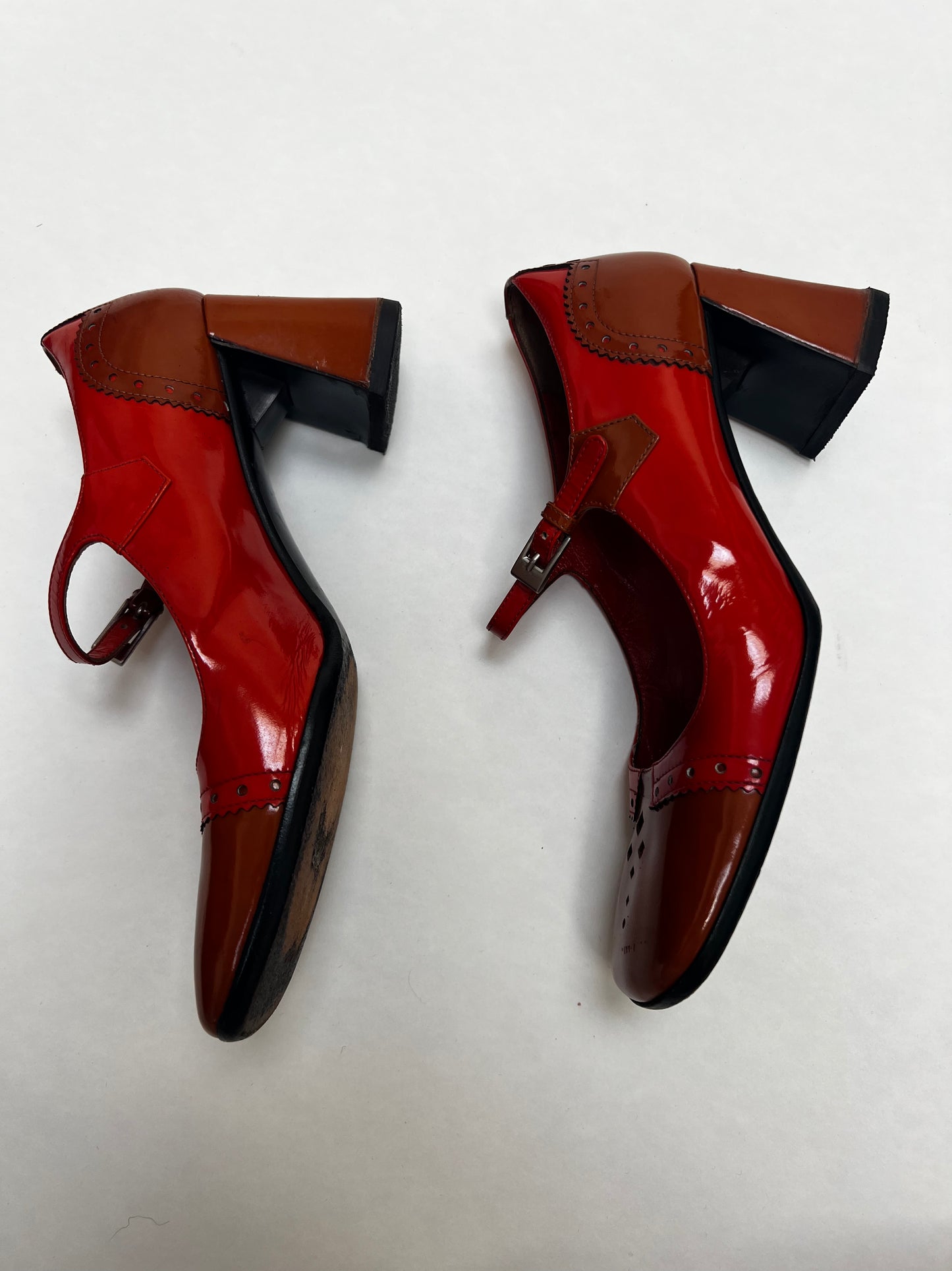 Prada 1999 patent mary jane heel