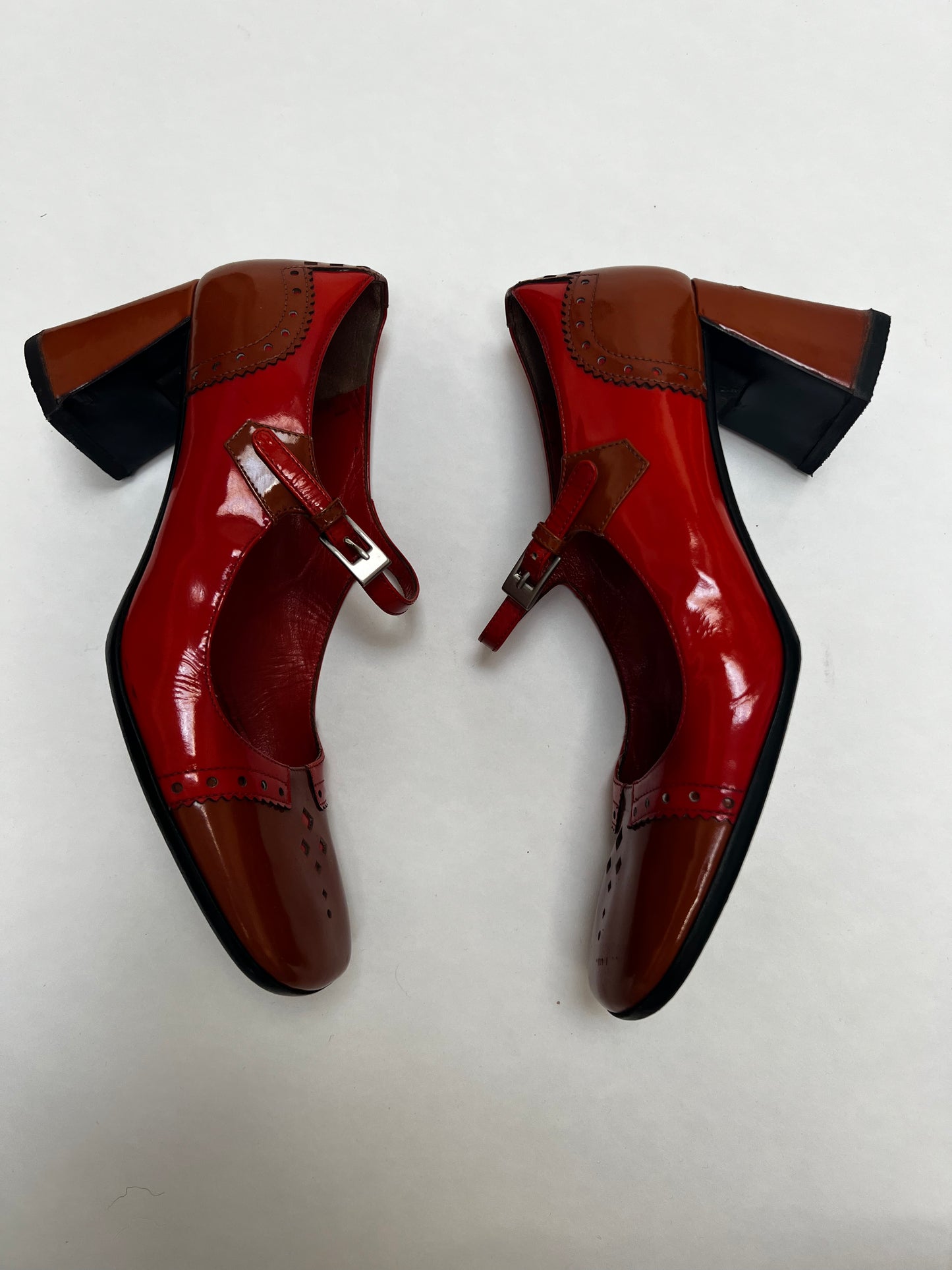 Prada 1999 patent mary jane heel