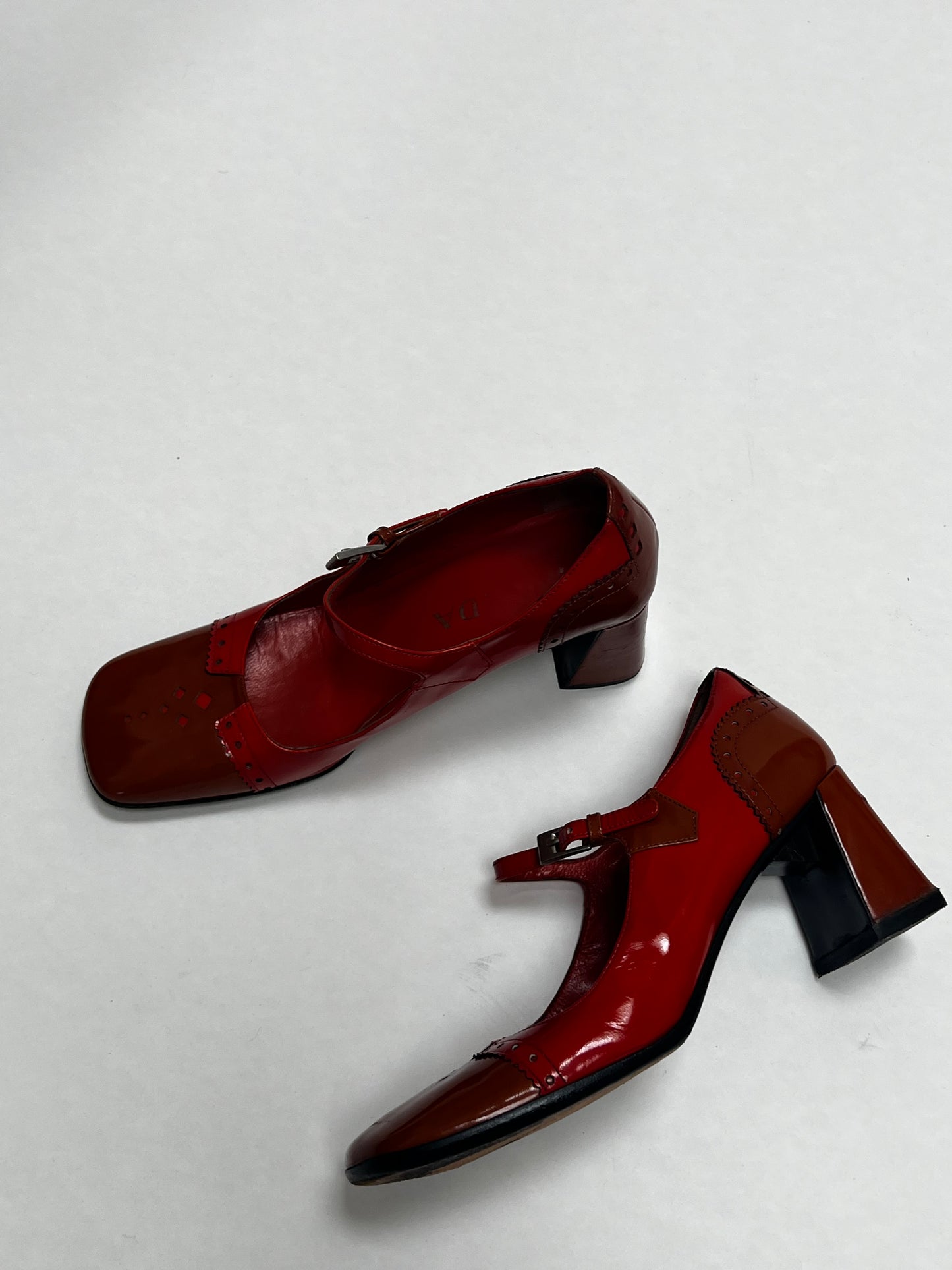 Prada 1999 patent mary jane heel