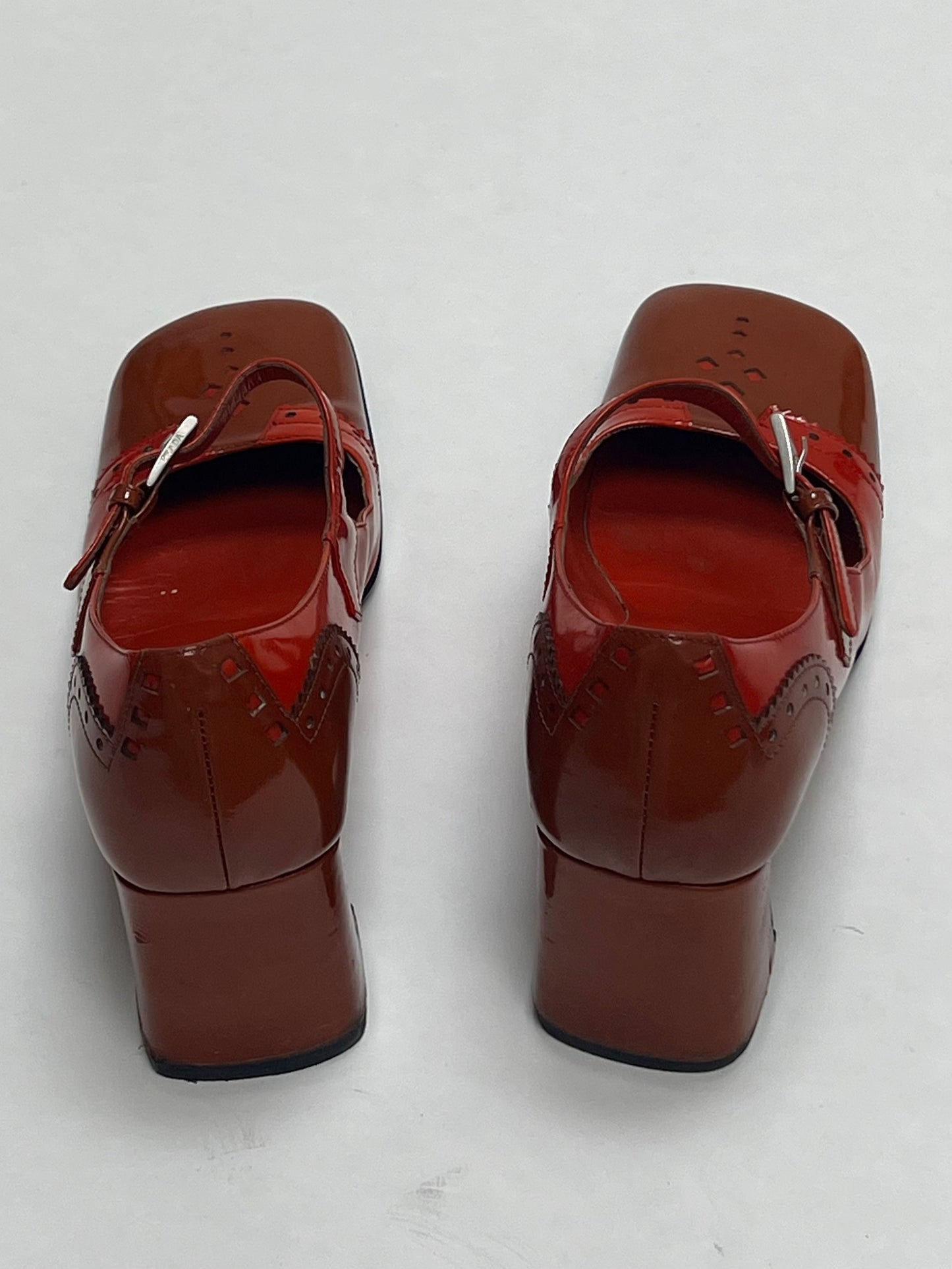 Prada 1999 patent mary jane heel