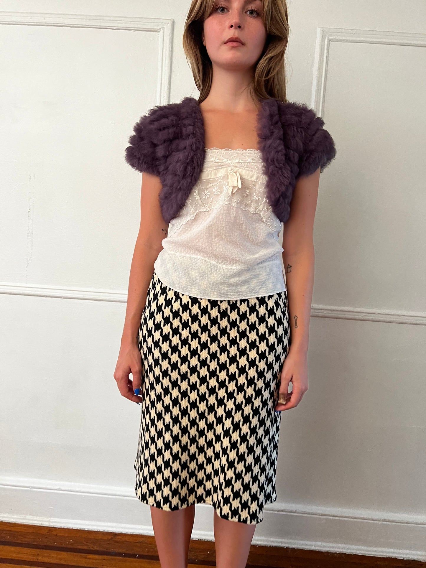 Rabbit fur bolero
