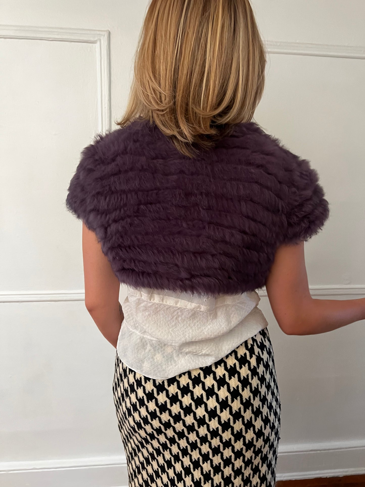 Rabbit fur bolero