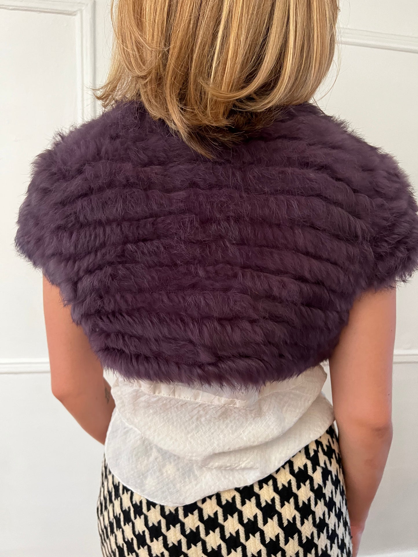 Rabbit fur bolero
