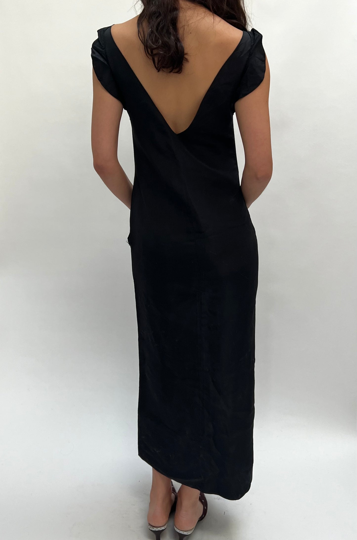 Miu Miu FW 1998 silk & acetate dress