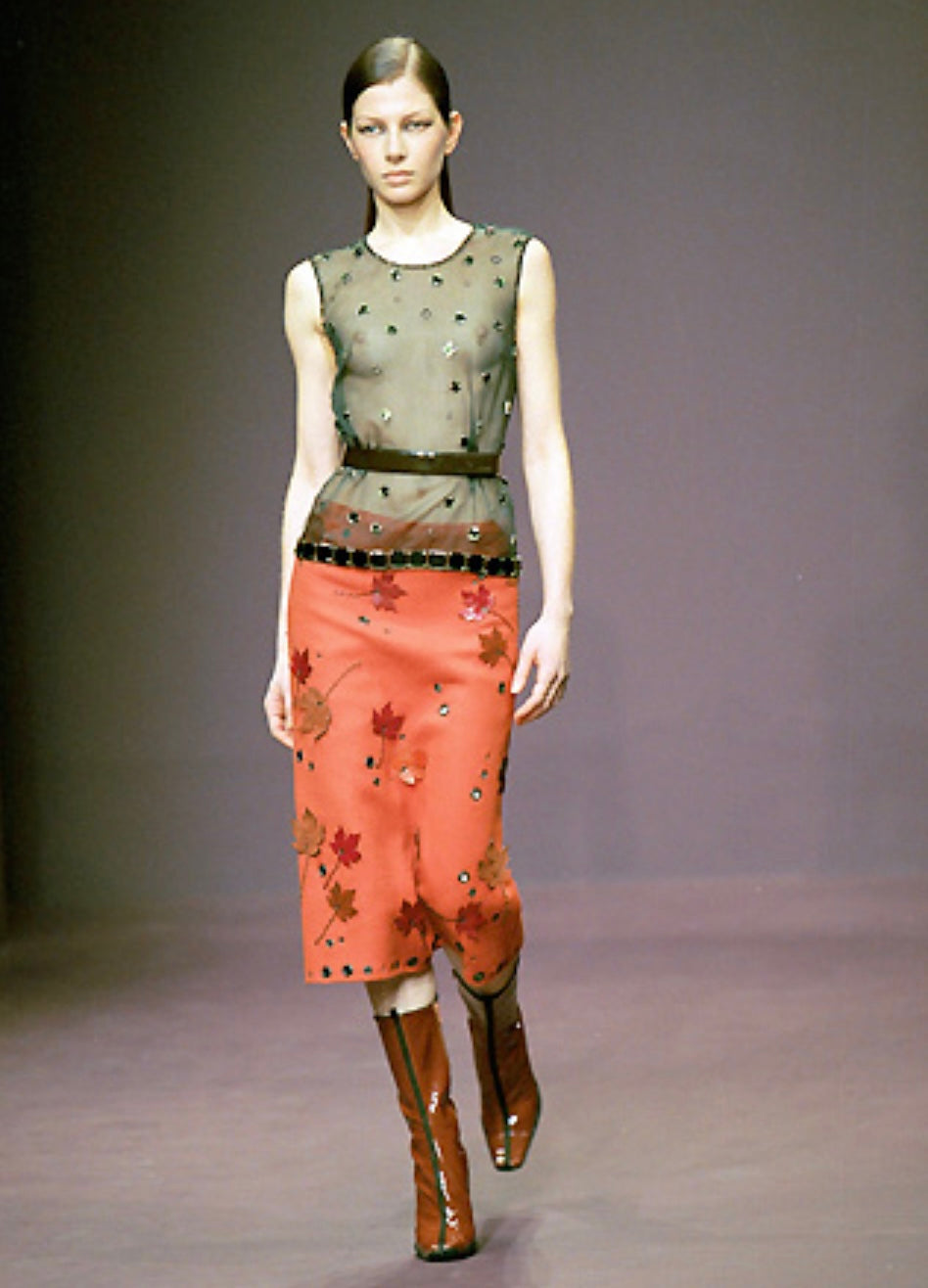Prada FW 1999 leaf bag