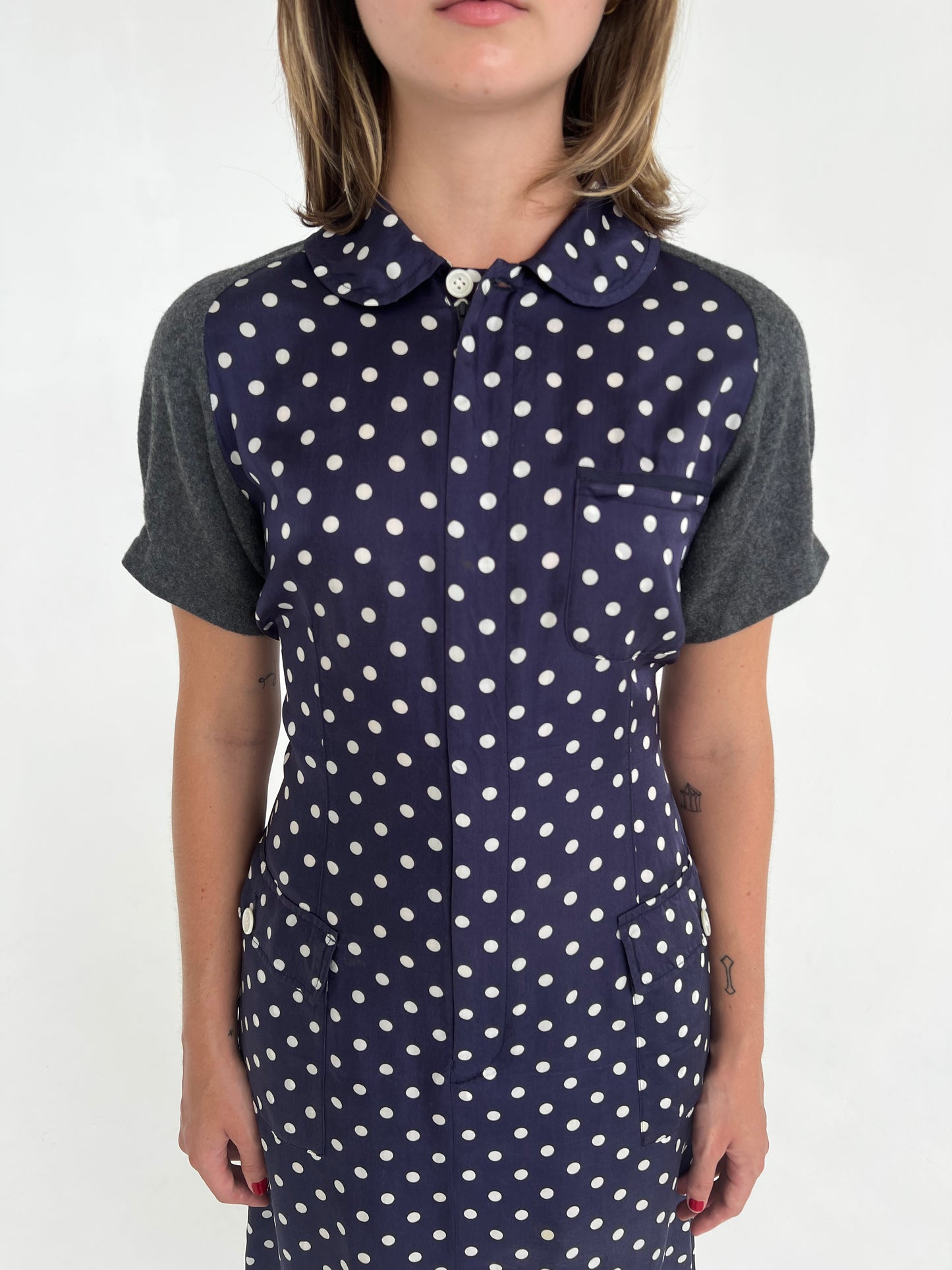 Comme des Garçons AD 2007 silk dress