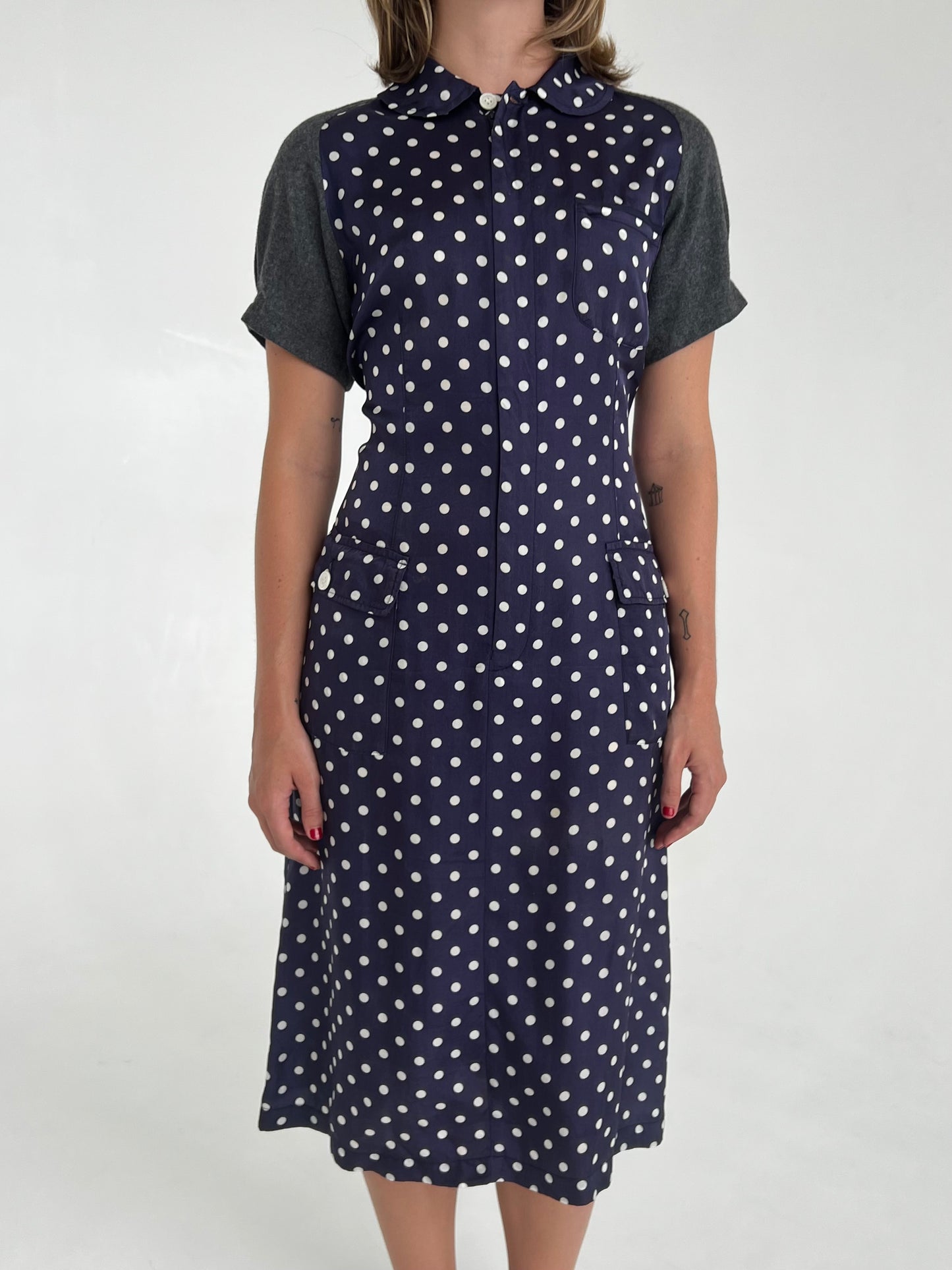 Comme des Garçons AD 2007 silk dress