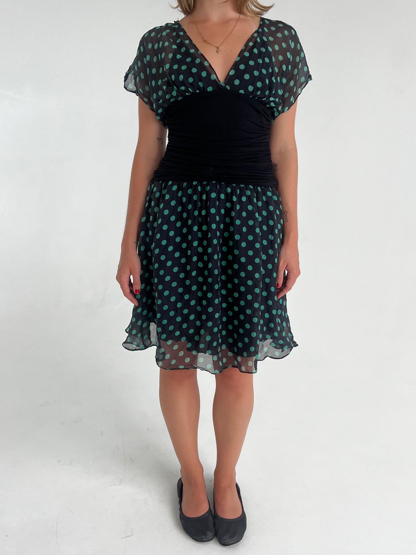 Vintage polka dot dress