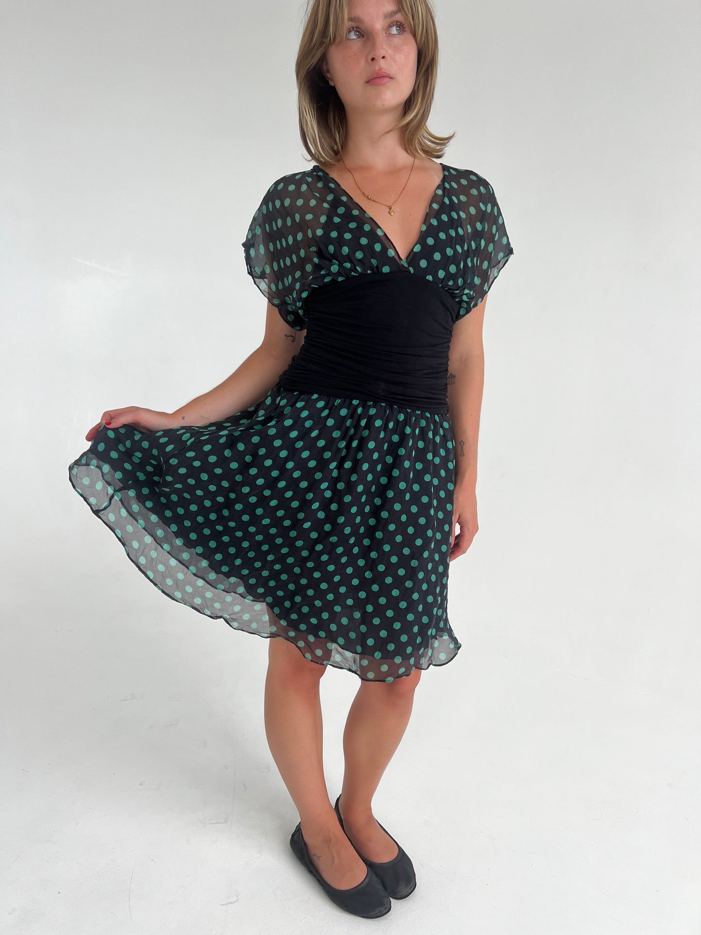 Vintage polka dot dress