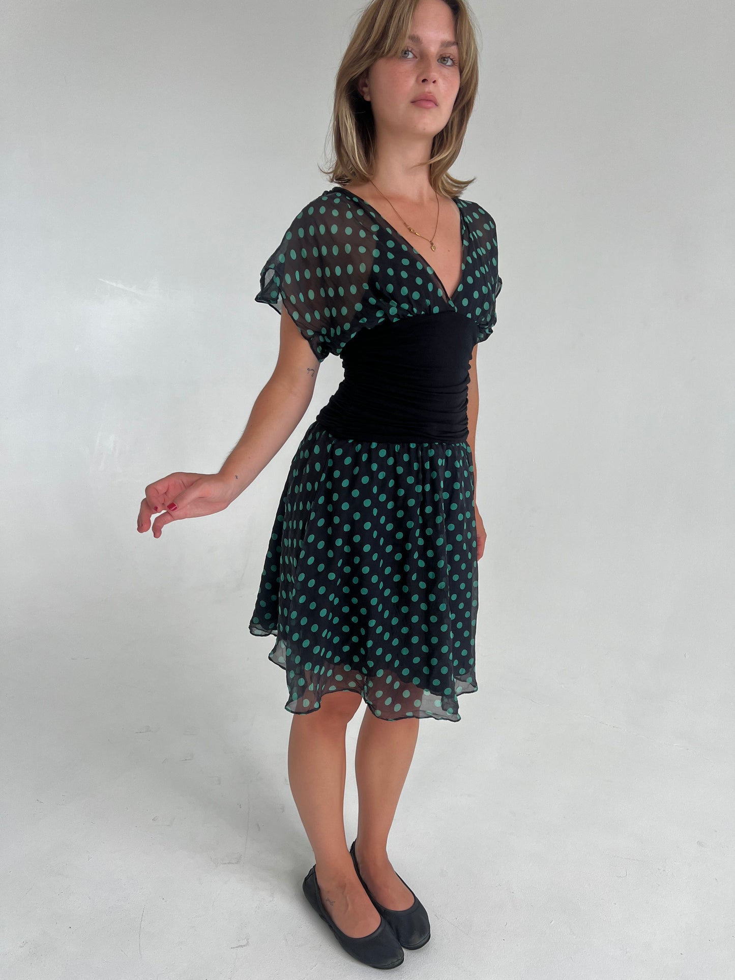 Vintage polka dot dress