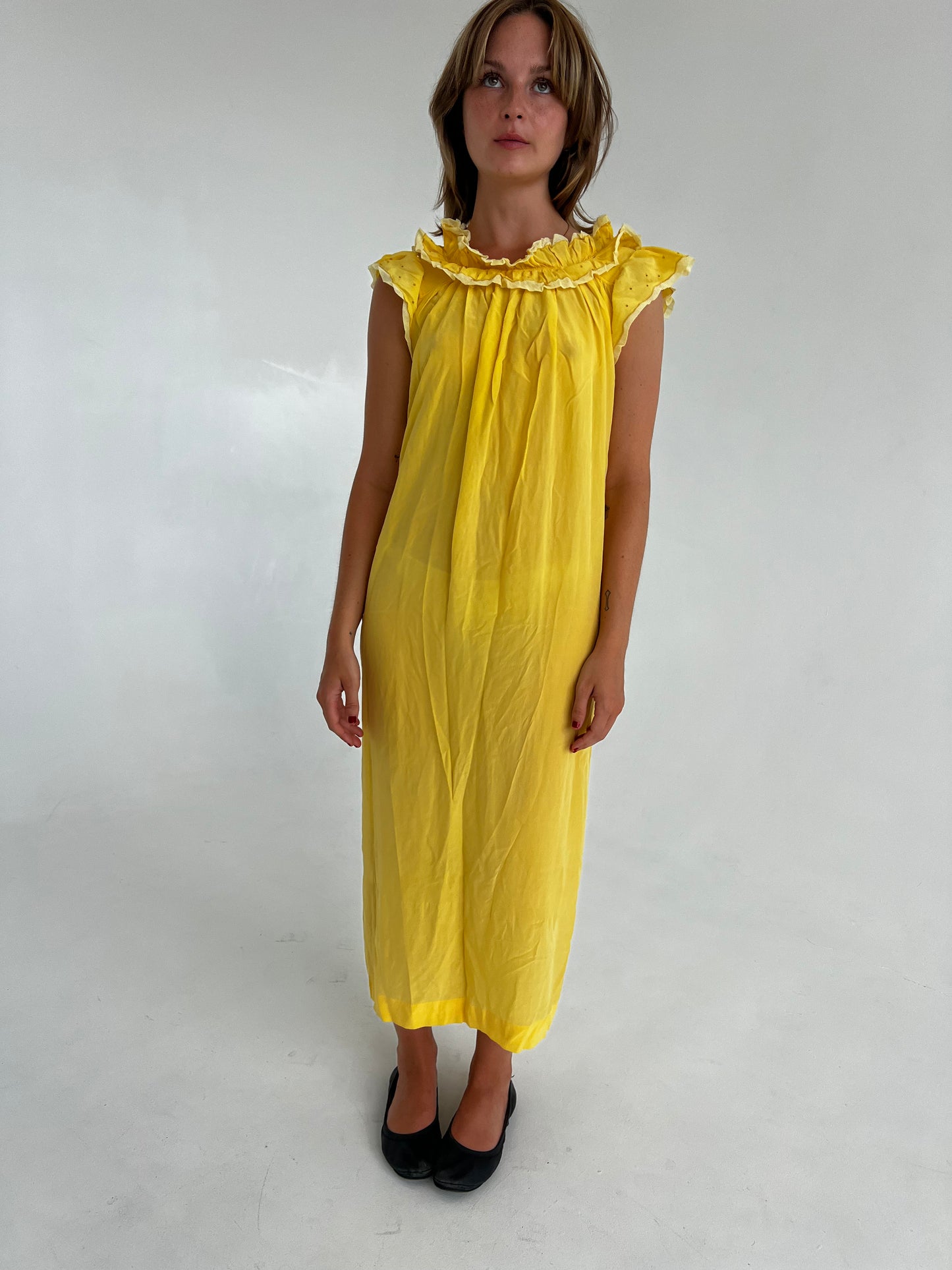 1930s ruffle dress