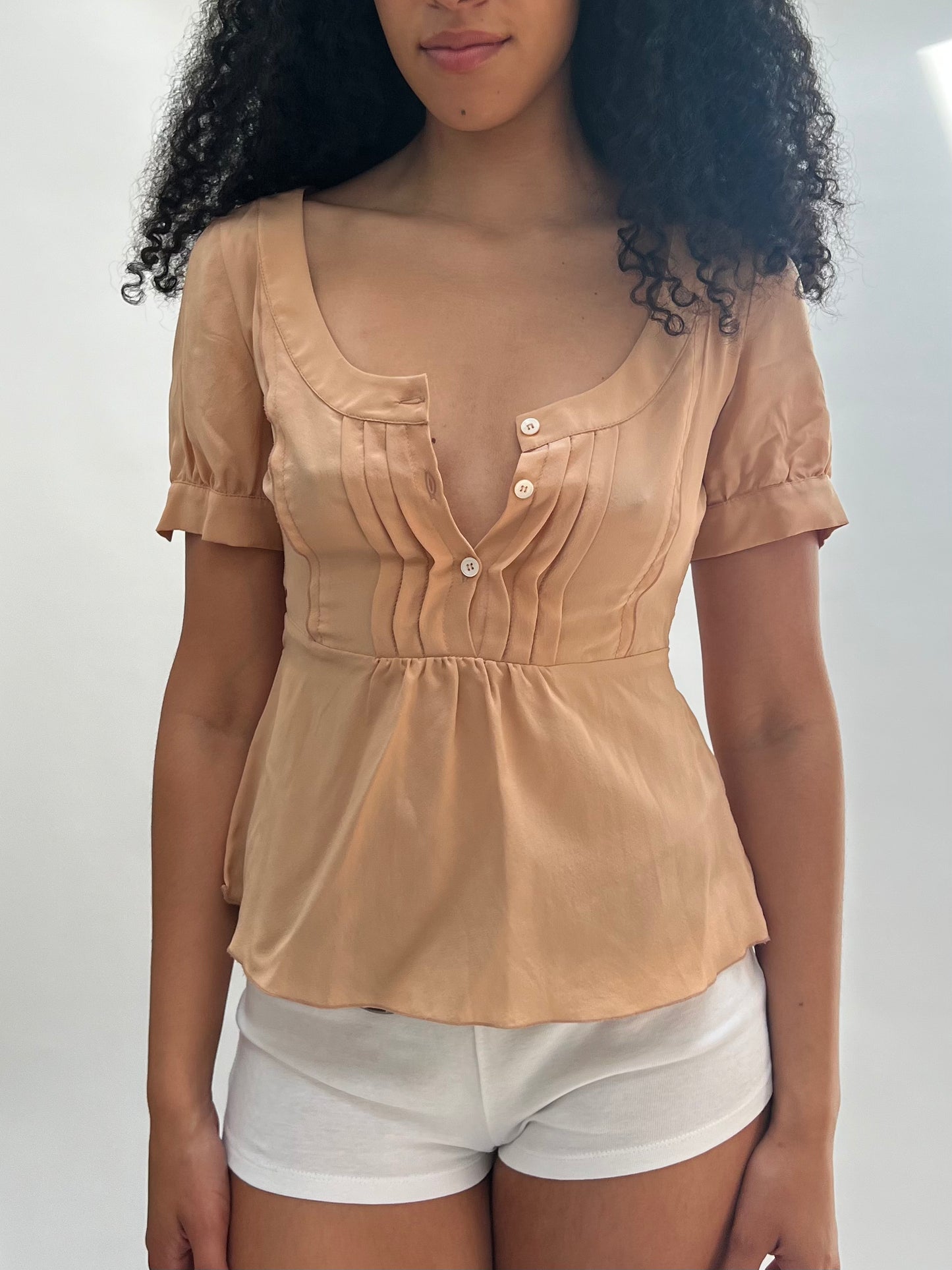 Miu Miu silk top