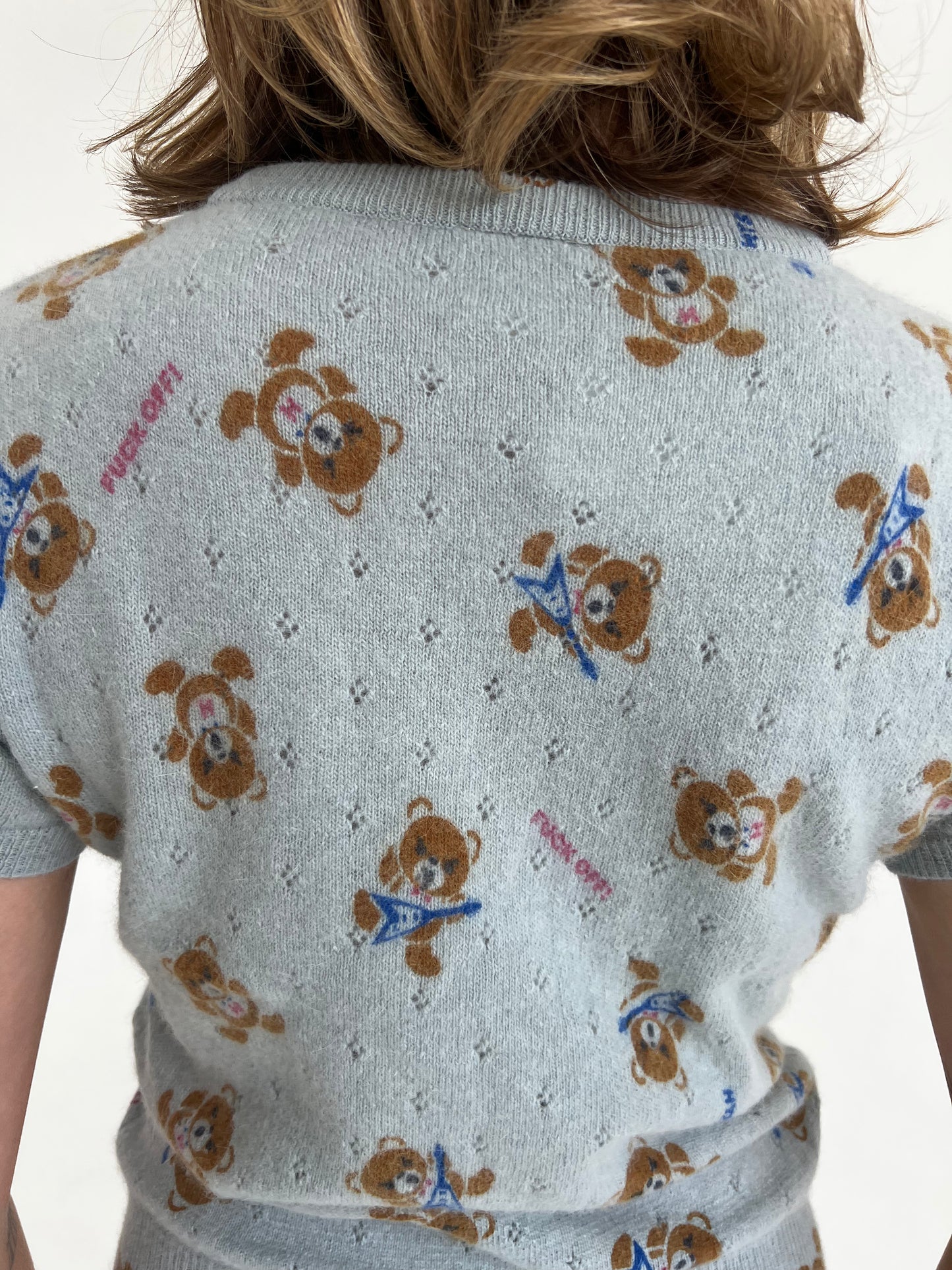 Hysteric Glamour FUCK OFF knit top
