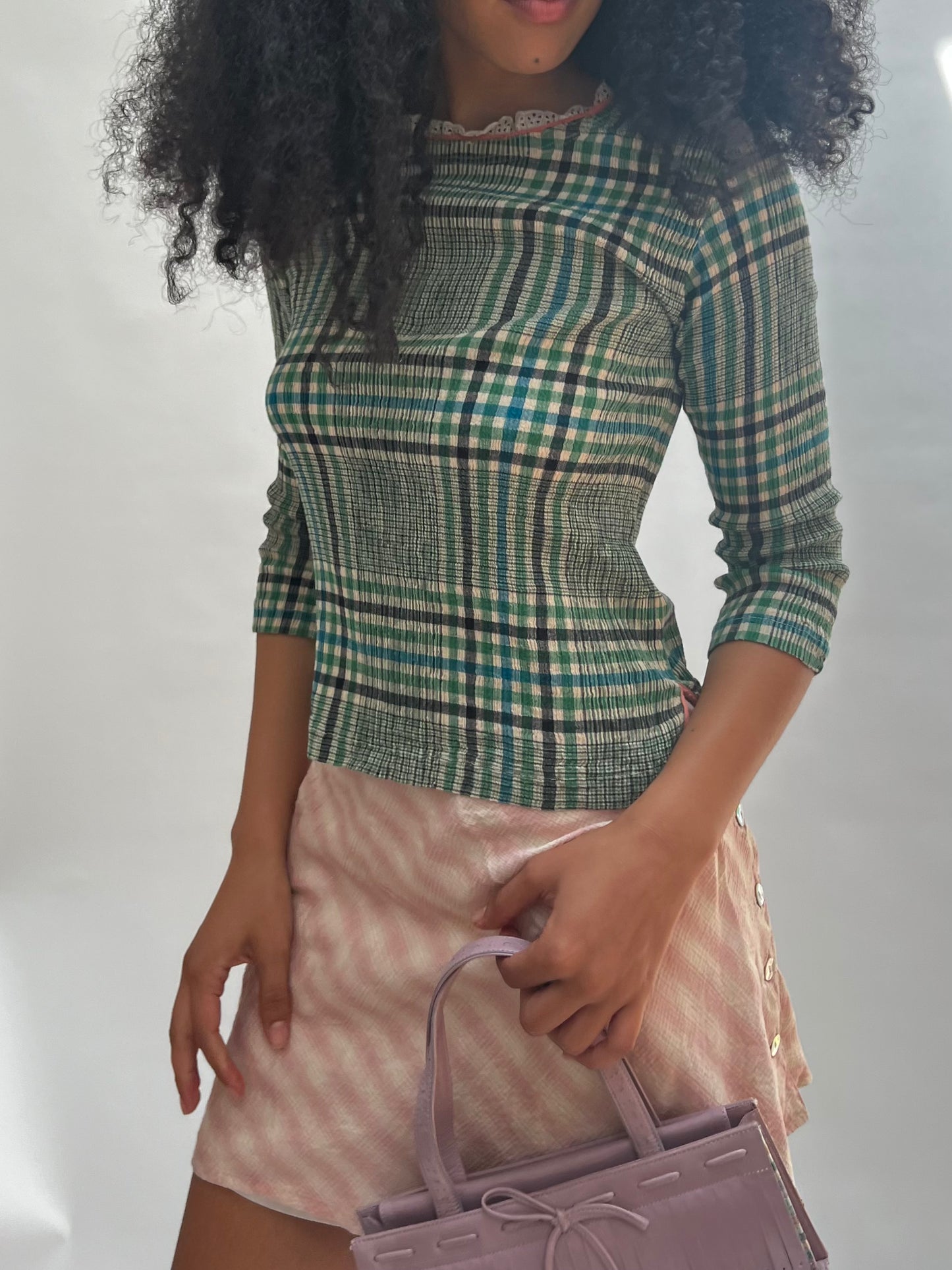 Tsumori Chisato plaid top