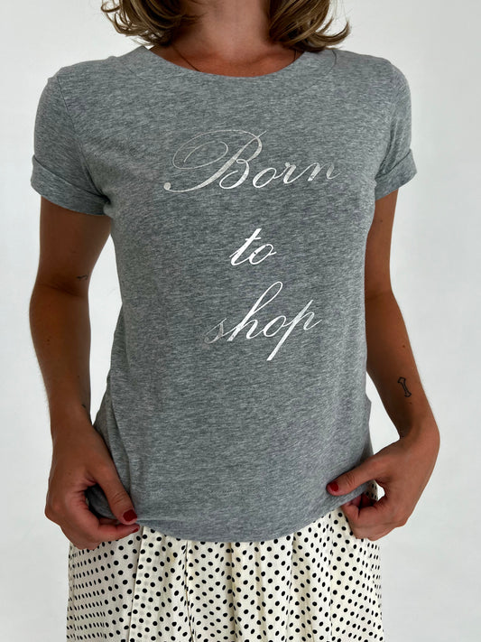 Moschino 'Born to Shop' top