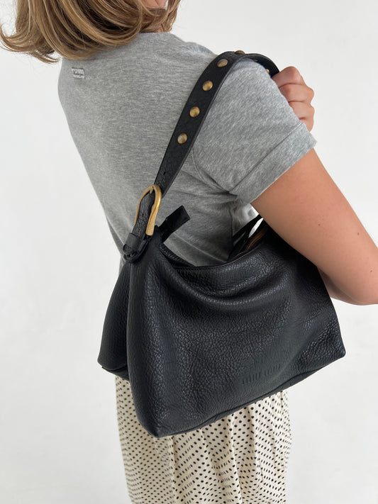 Miu Miu pebble leather studded bag