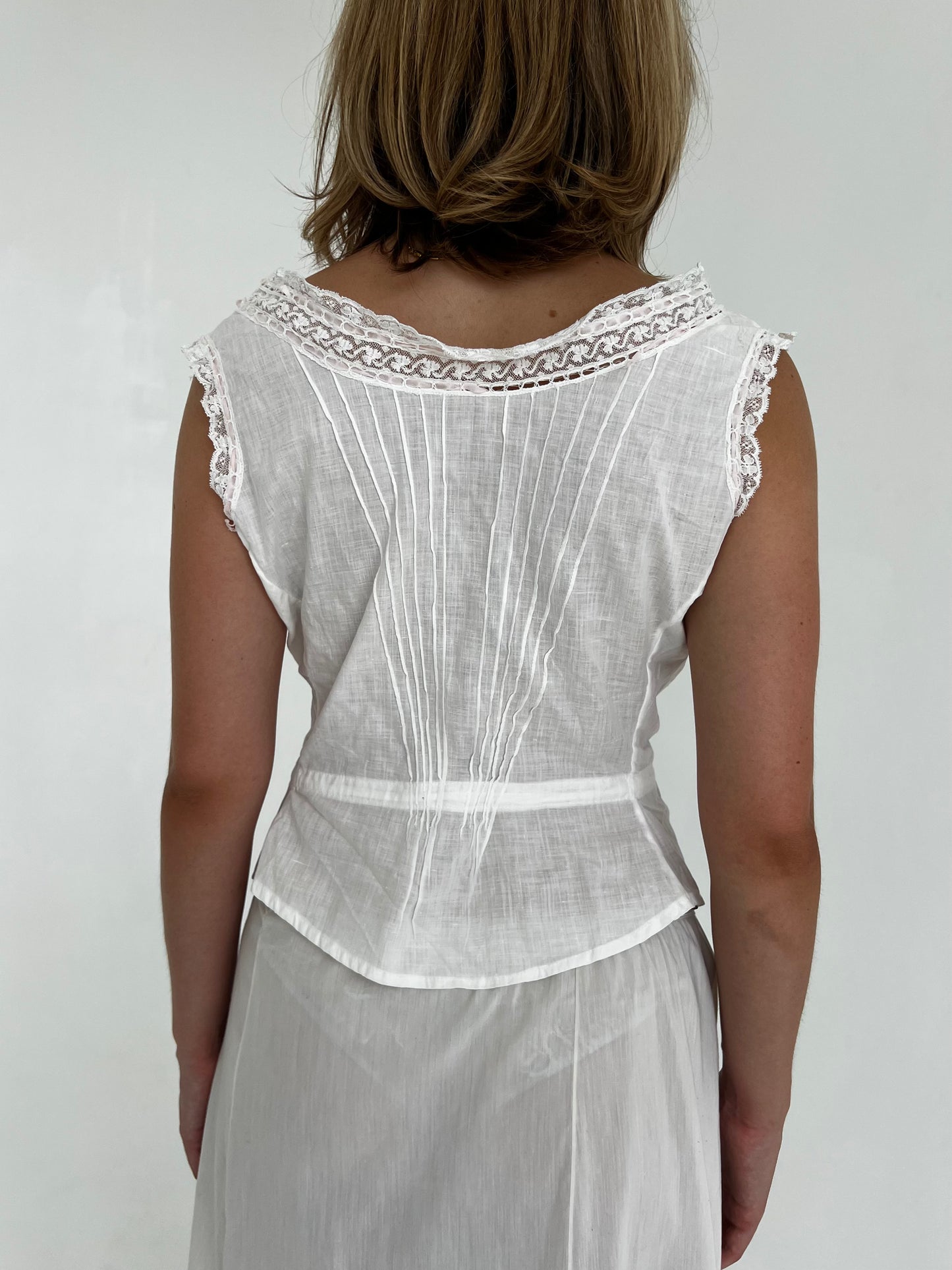 Antique 1900s corset cover