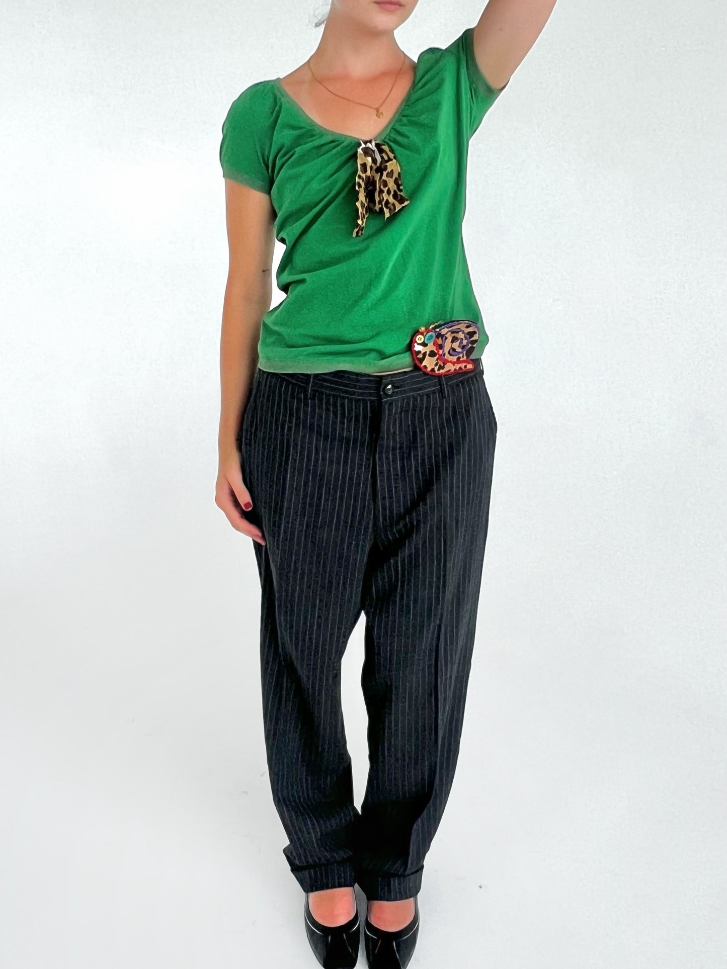 Comme des Garçons Homme Plus pinstripe trouser