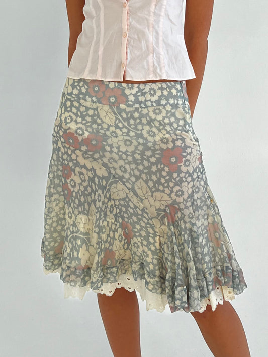 Blumarine silk skirt