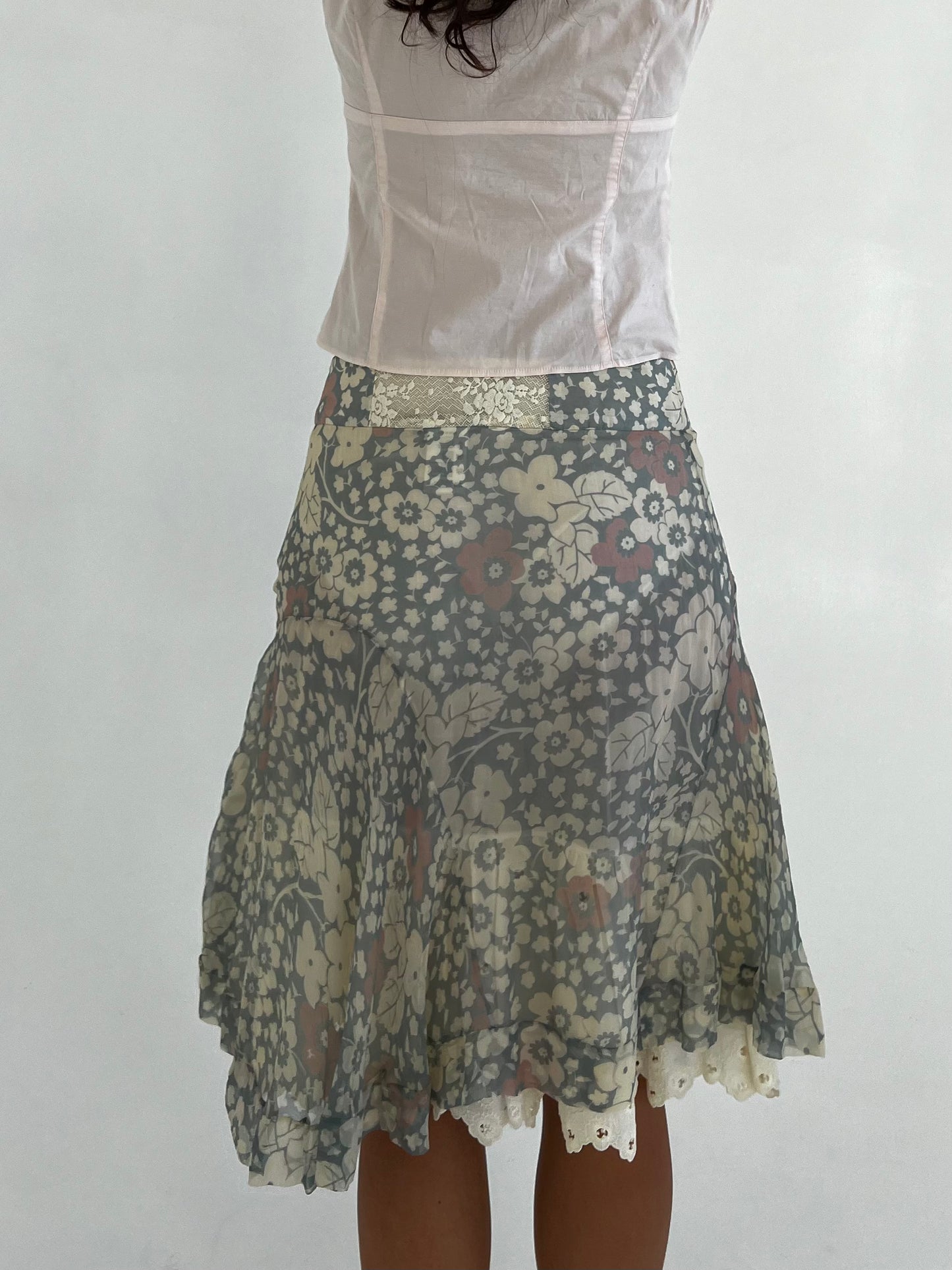 Blumarine silk skirt